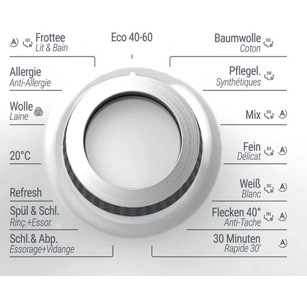 Bauknecht NM11 941 WS F CH - Lave-linge Chargement Frontal 3 Bauknecht NM11 941 WS F CH - Lave-linge Chargement Frontal – Image 3
